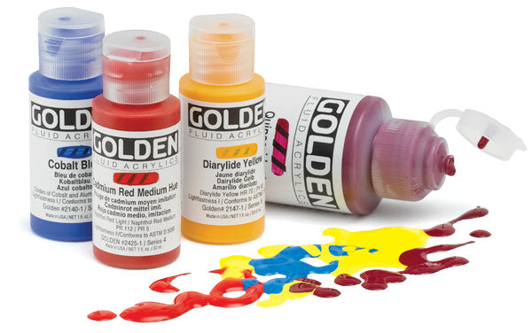 Golden Fluid Acrylic Paint and Sets