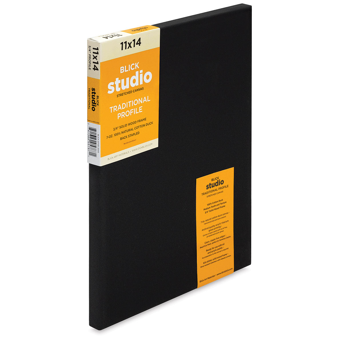 Blick Studio Black Cotton Canvas