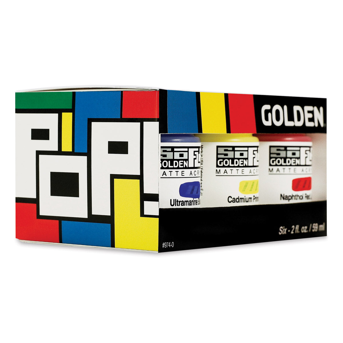 Golden SoFlat Matte Acrylic Paints and Sets