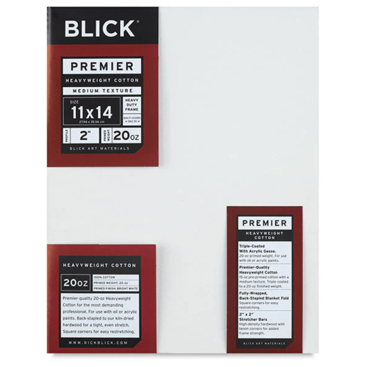 Blick Premier Heavyweight Stretched Cotton Canvas